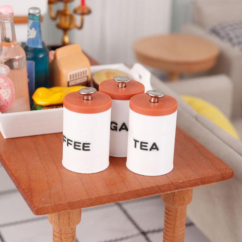 3Pcs 1/12 Dollhouse Tea Coffee - огляд і ціна Tea Coffee Utensils