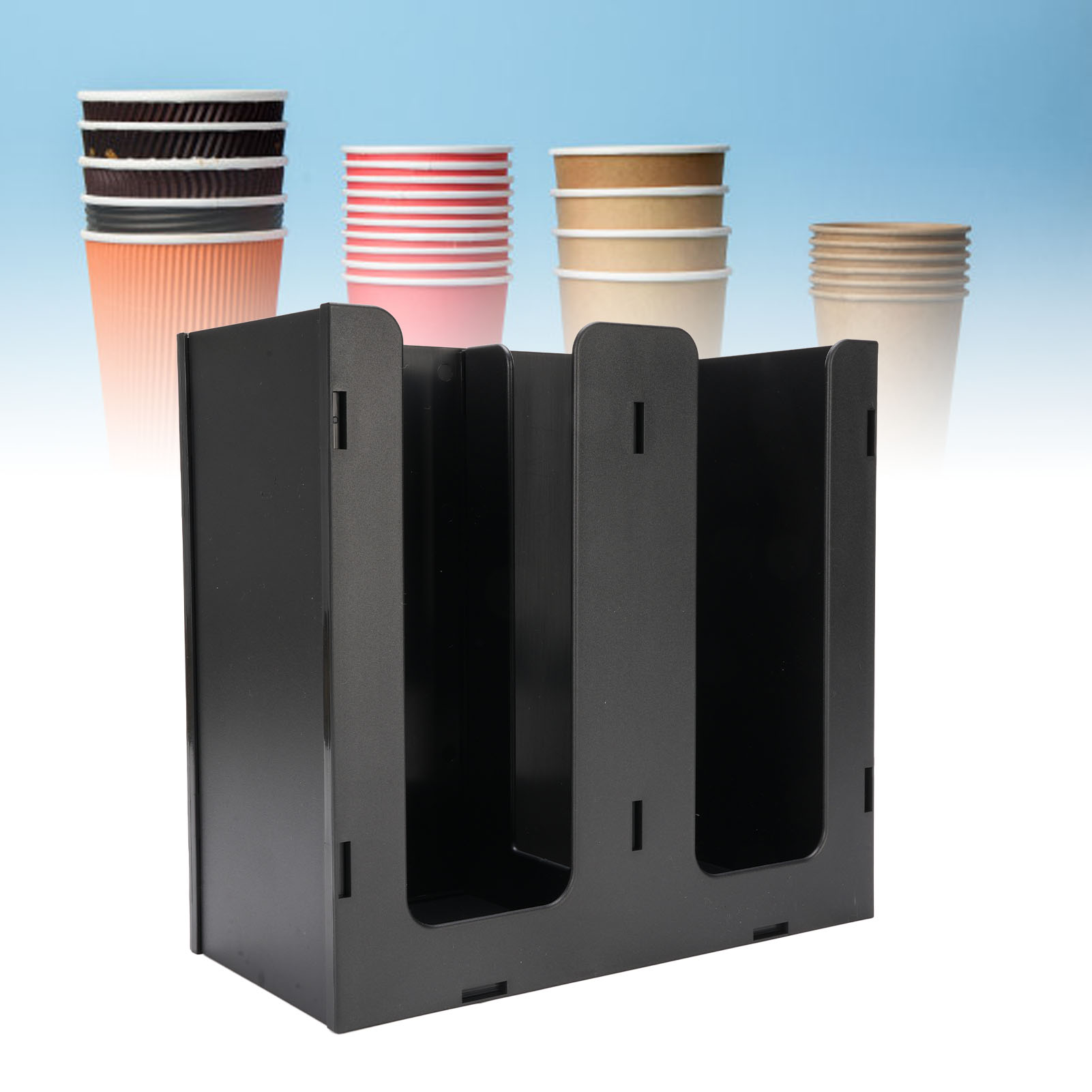 Paper Cup Dispenser Acrylic Co - огляд і ціна Coffee Tea Paper Cups