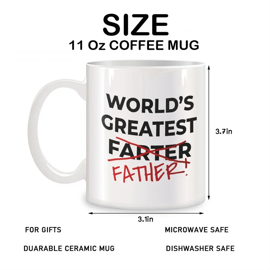 Fathers Day Mugs For Best Fart - огляд і ціна Best Tea Coffee
