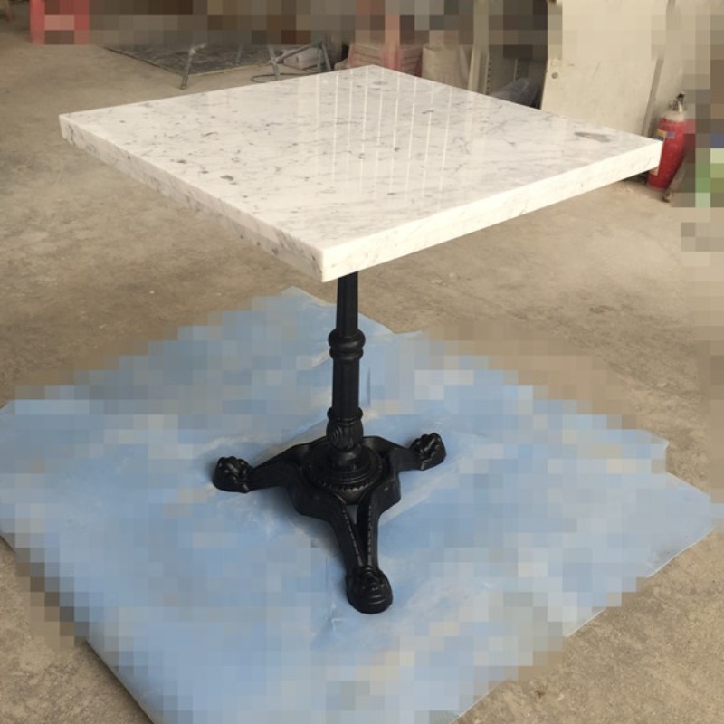 Round or square marble top met - огляд і ціна Coffee Or Tea Please