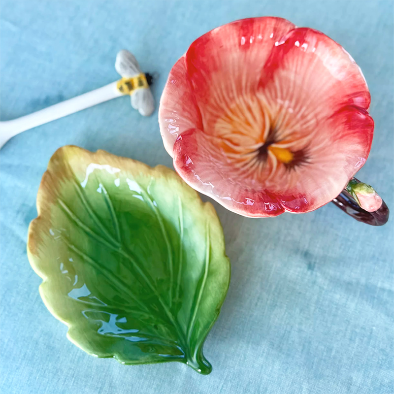 Ceramic Flower Coffee Cup with - огляд і ціна Coffee Or Tea Please